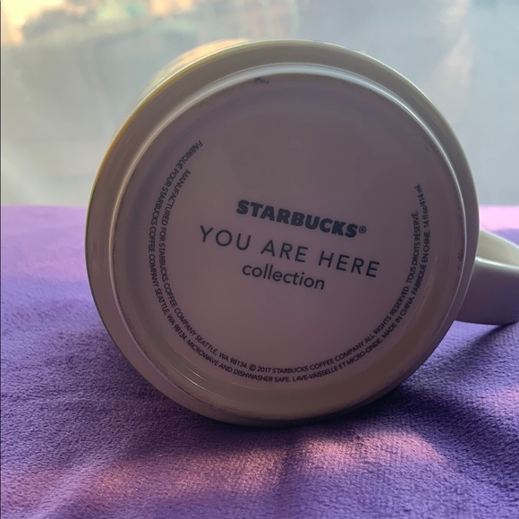 Starbucks New Orleans You Are Here Collection Mug with Green and Yellow Design - Picture 4 of 4